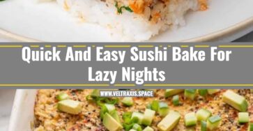Easy Creamy Sushi Bake Recipe