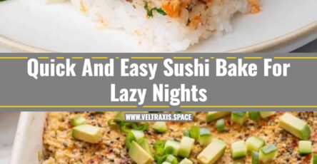 Easy Creamy Sushi Bake Recipe
