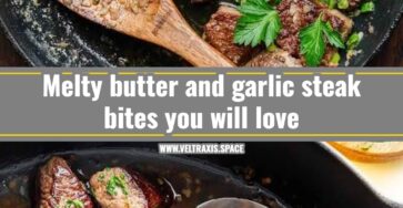 Easy garlic butter steak bites in ten minutes