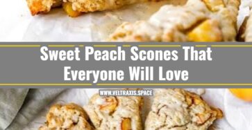 Easy Peach Scones For Your Next Brunch