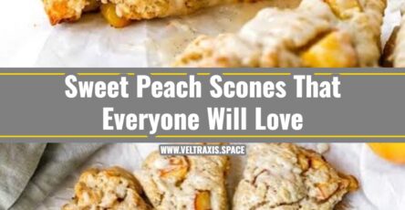 Easy Peach Scones For Your Next Brunch