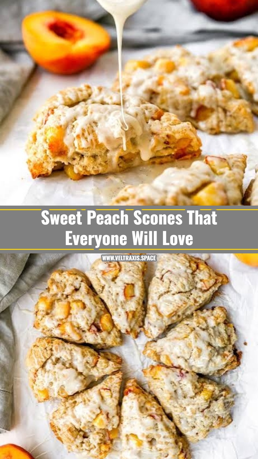 Easy Peach Scones For Your Next Brunch
