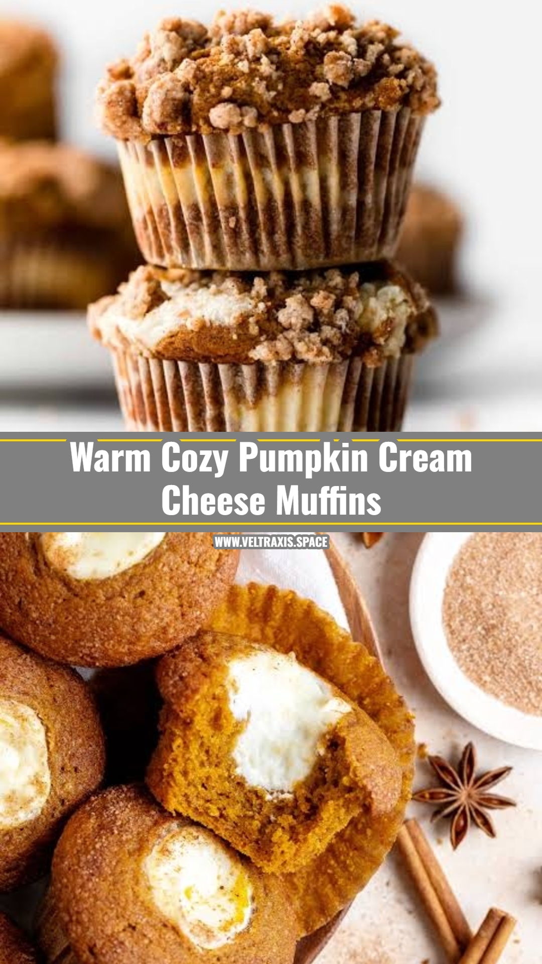 Easy Pumpkin Cream Cheese Muffins For Fall