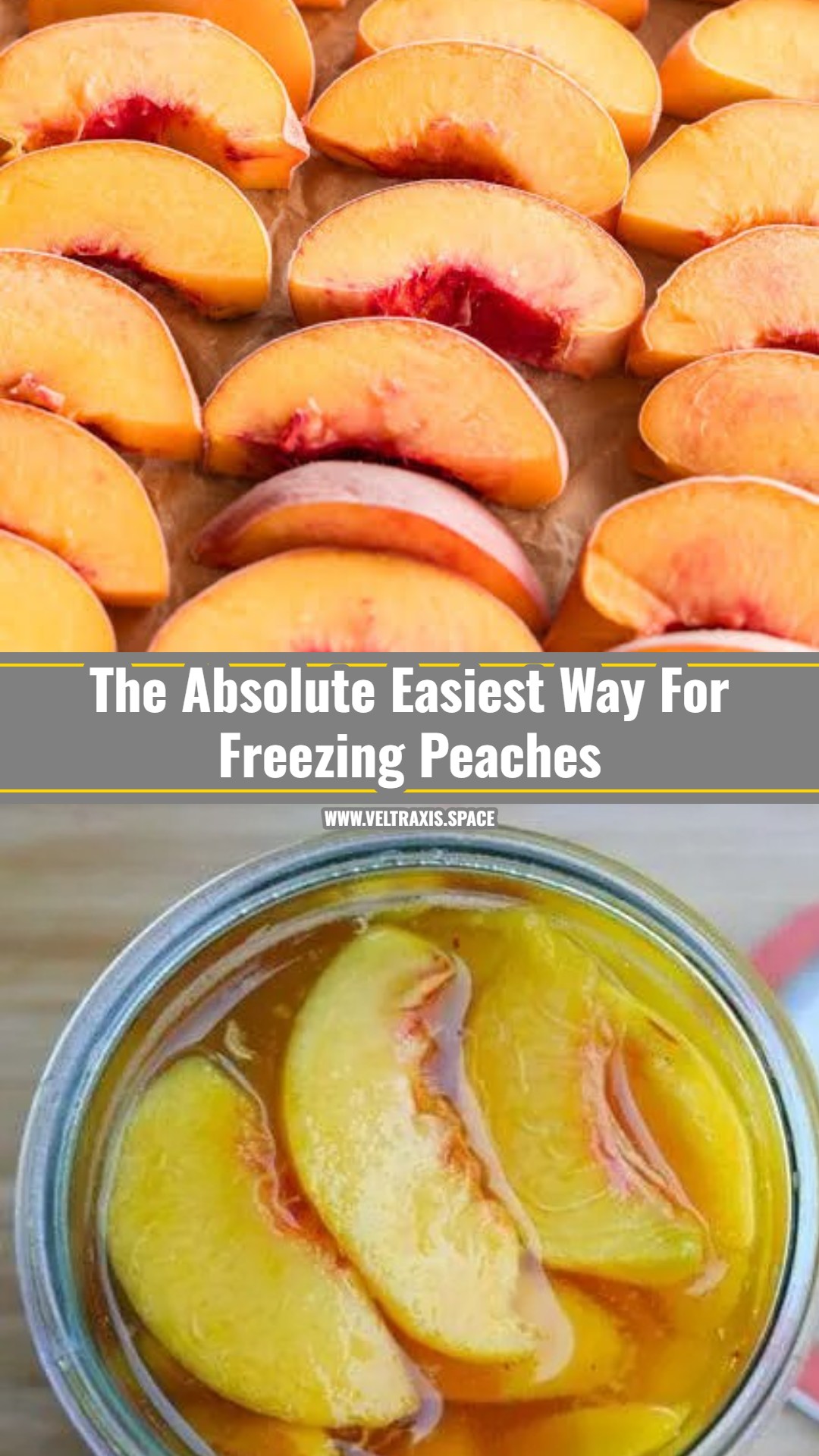 My Easy Method For Freezing Peaches