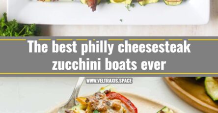Philly cheesesteak zucchini boats recipe you will love
