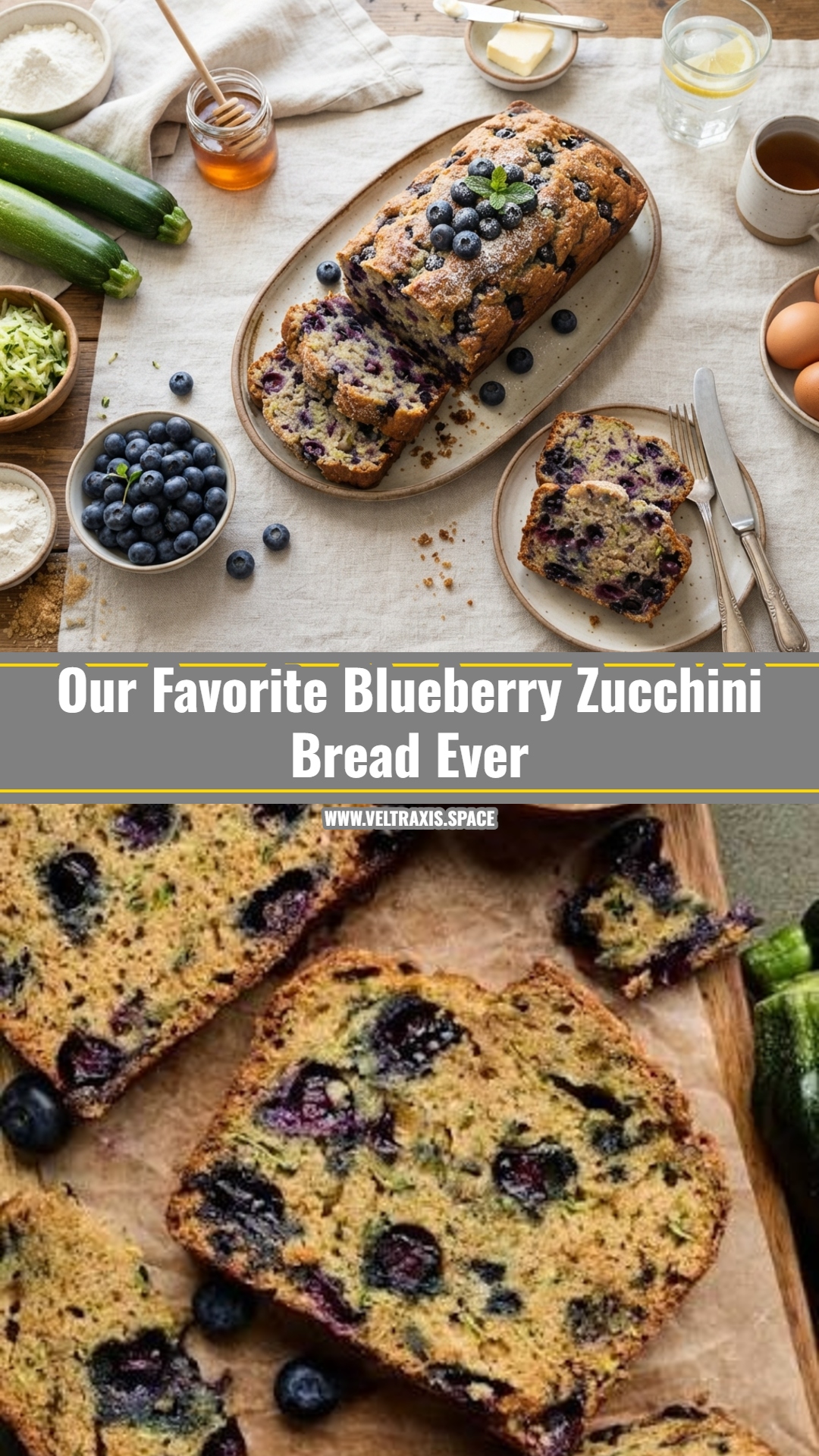 The Best Blueberry Zucchini Bread You Will Ever Make