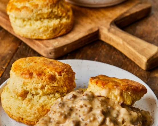 The Only Biscuits and Sausage Gravy Recipe You Need suggested serving