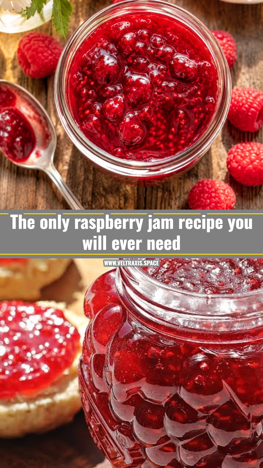 This easy raspberry jam recipe is a game changer