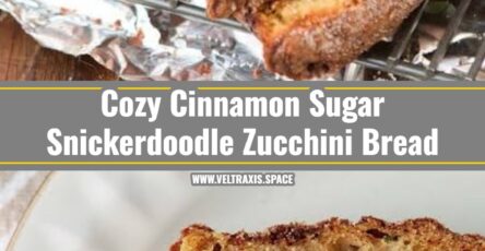 Easy Cinnamon Sugar Snickerdoodle Zucchini Bread