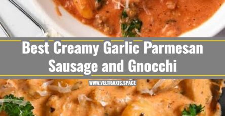 Easy Creamy Garlic Parmesan Sausage and Gnocchi