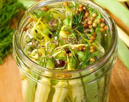 Easy Dilly Beans Recipe For Beginners top view
