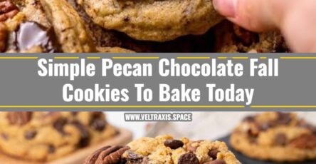 Easy Pecan Chocolate Fall Cookies Everyone Loves