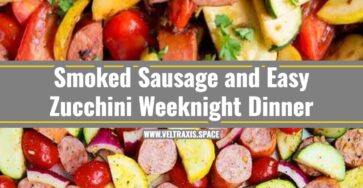 Easy Zucchini and Smoked Sausage Skillet Dinner