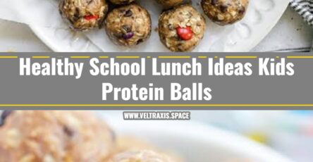 Healthy School Lunch Ideas Fun Kids Food Protein Balls