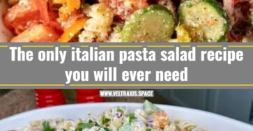 This easy italian pasta salad is the best summer side