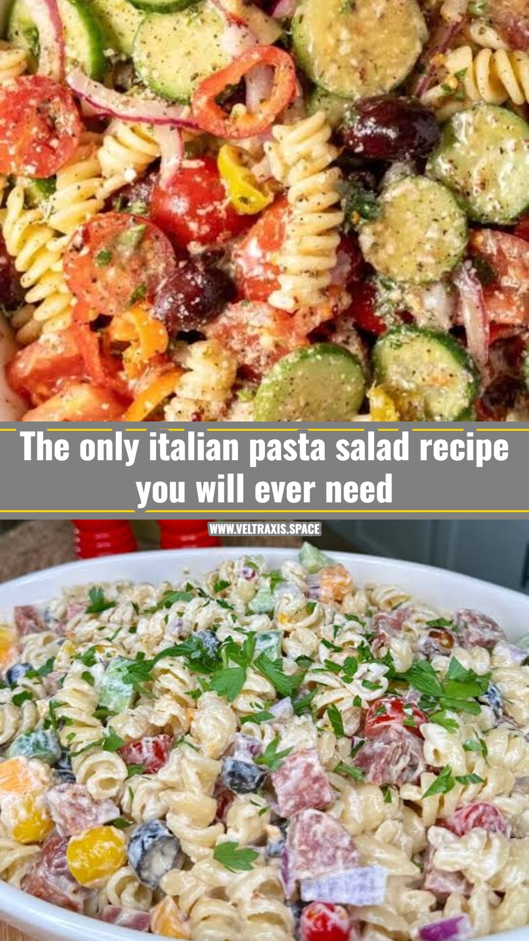 This easy italian pasta salad is the best summer side