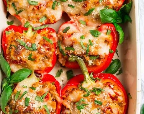 This Stuffed Bell Peppers Meal Prep Is So Good suggested serving