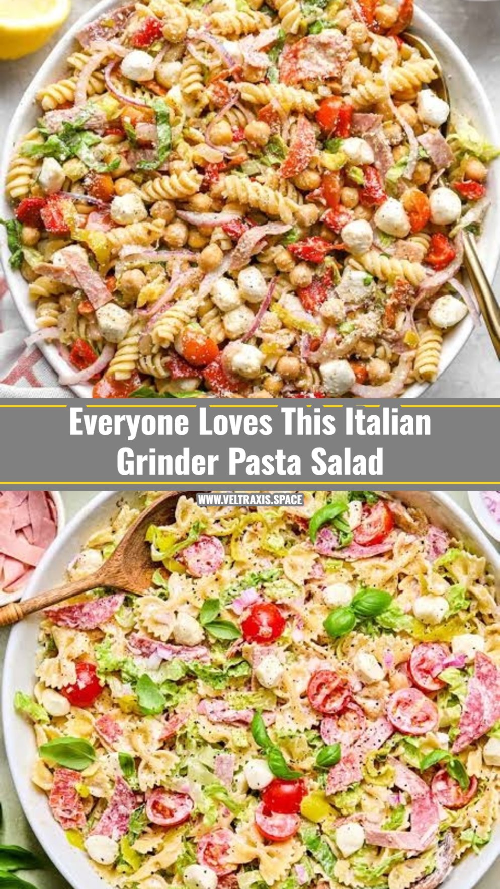 Viral Italian Grinder Pasta Salad Recipe