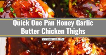 20 Minute Sticky Honey Garlic Butter Chicken Thighs