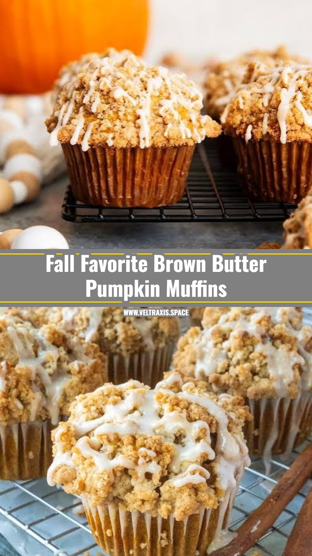 Best Brown Butter Pumpkin Spice Streusel Muffins