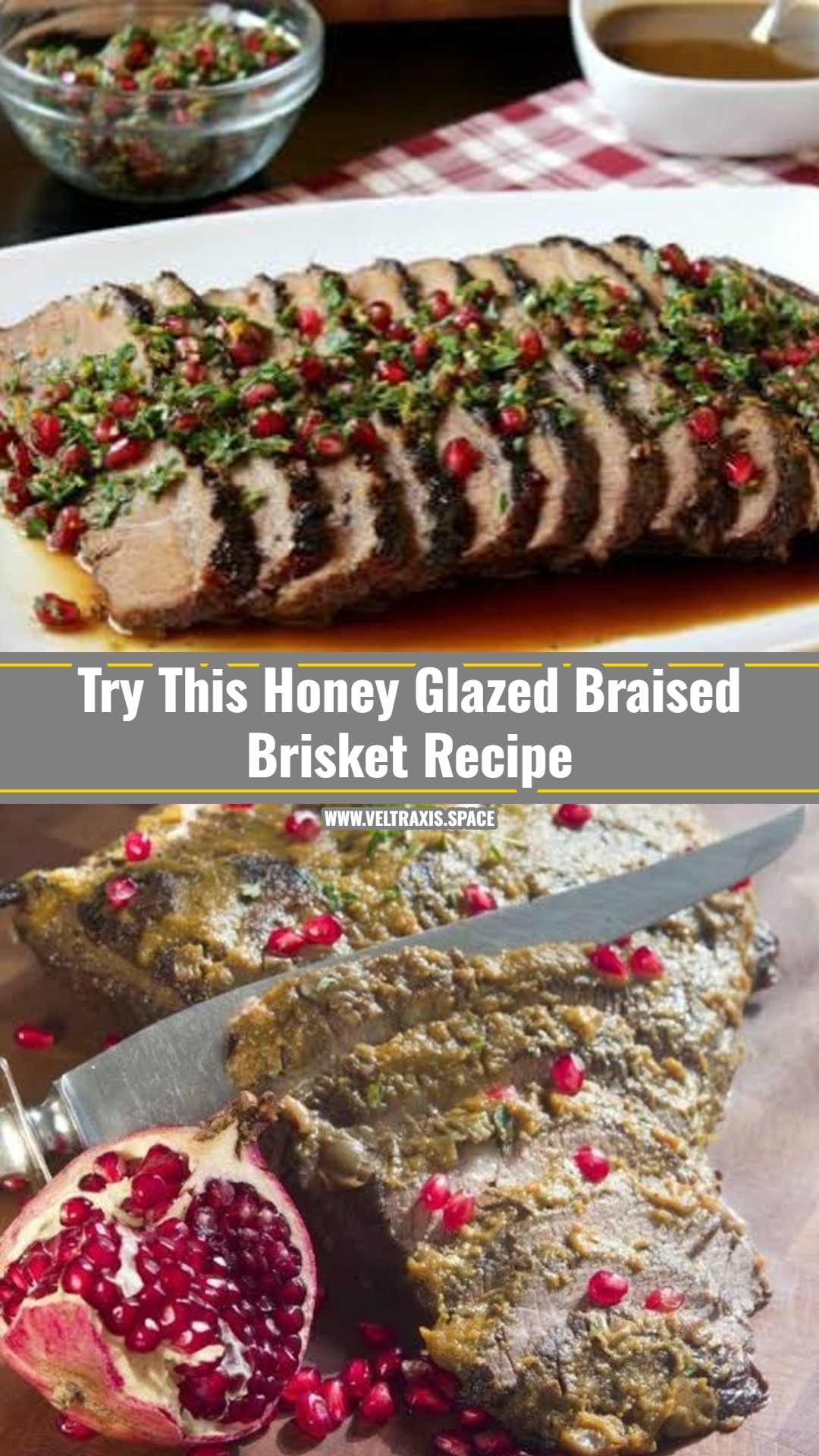 Best Honey Glazed Braised Brisket With Pomegranate