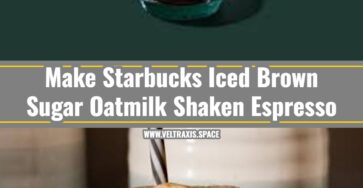 DIY Starbucks Iced Brown Sugar Oatmilk Shaken Espresso