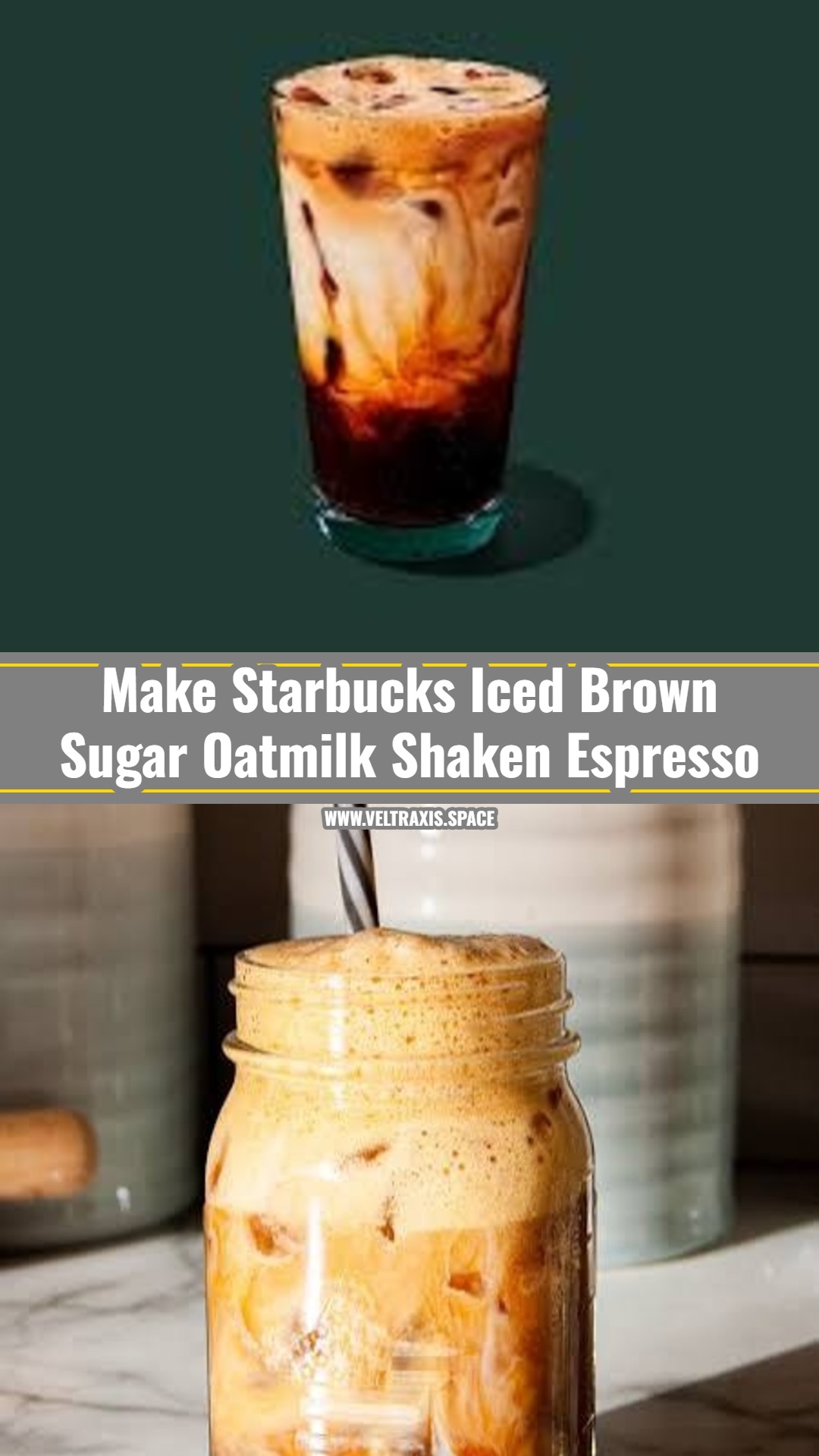 DIY Starbucks Iced Brown Sugar Oatmilk Shaken Espresso