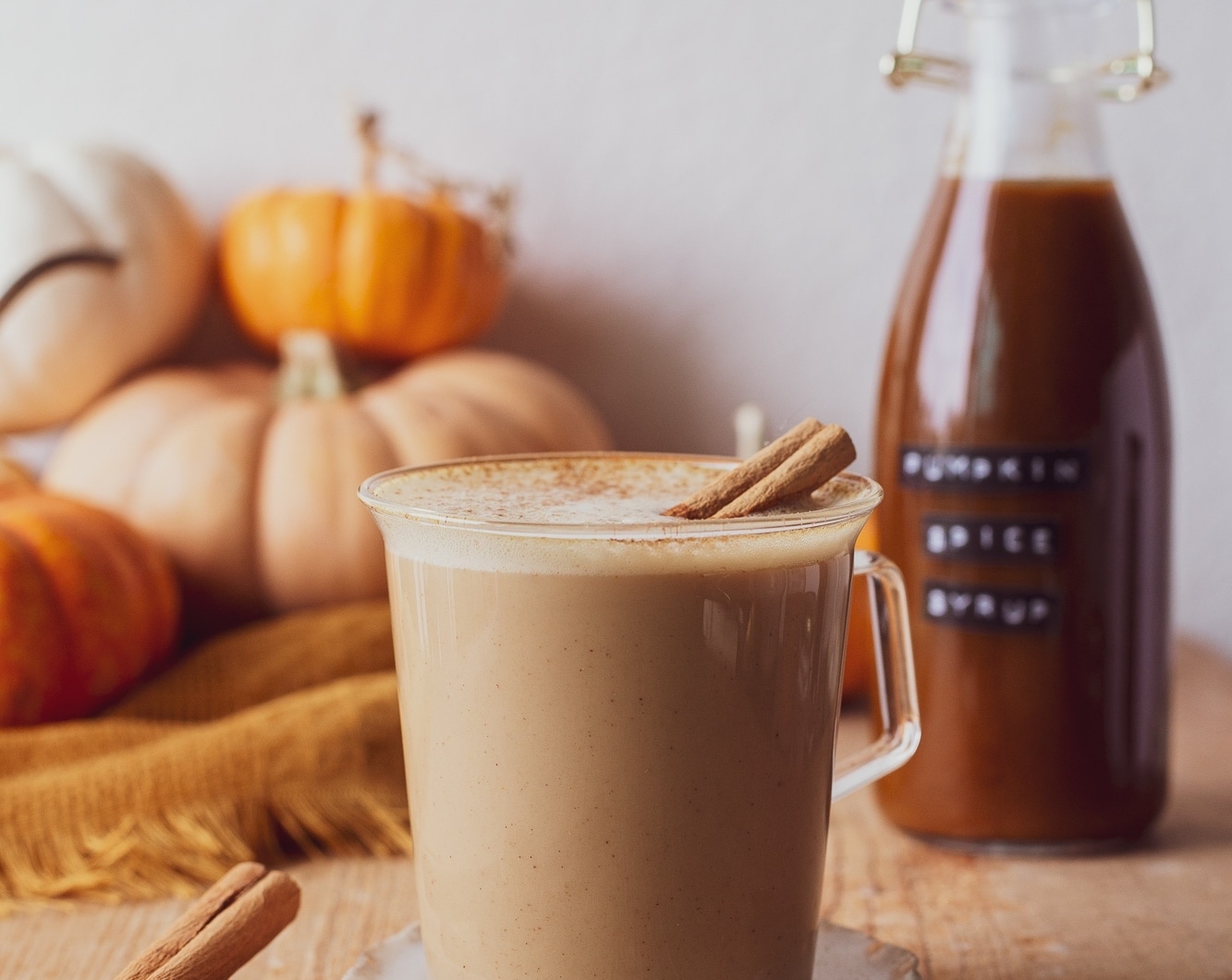Easy 10 Minute Pumpkin Spice Syrup Recipe suggested serving