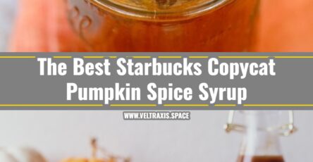 Easy 10 Minute Pumpkin Spice Syrup Recipe