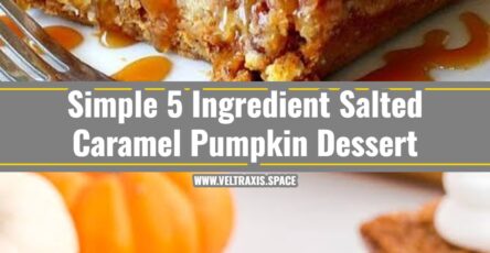 Easy 5 Ingredient Salted Caramel Pumpkin Dump Cake