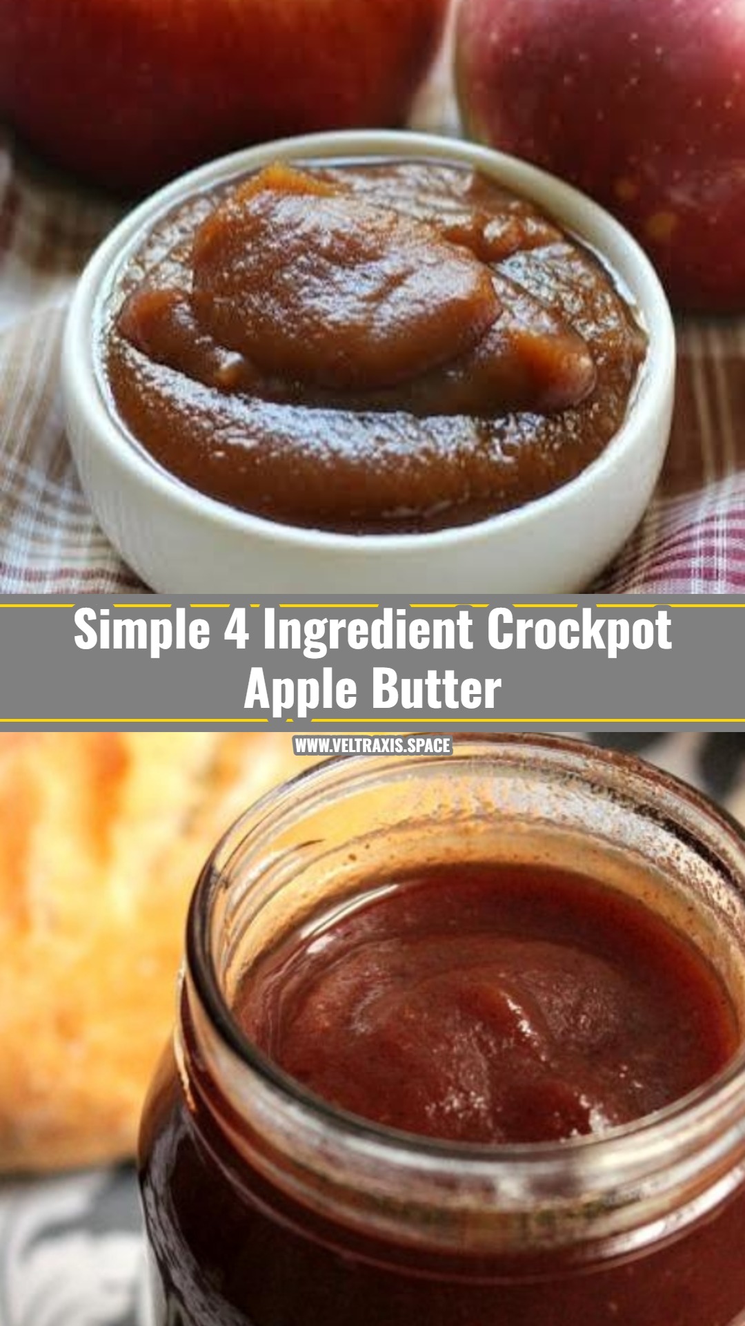 Easy Crockpot Apple Butter Recipe