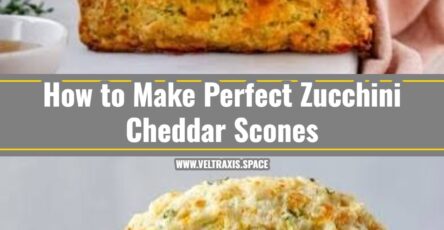 Easy Zucchini Cheddar Scones You Will Love