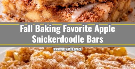 Soft and Chewy Apple Snickerdoodle Bars for Fall