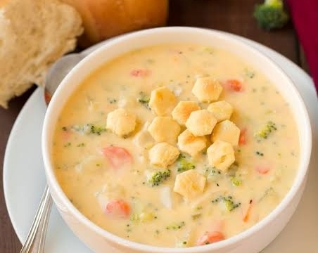 The Best Broccoli Cheddar Potato Soup Recipe Ever suggested serving