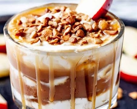 The Best Caramel Apple Cheesecake Dip Recipe Ever suggested serving