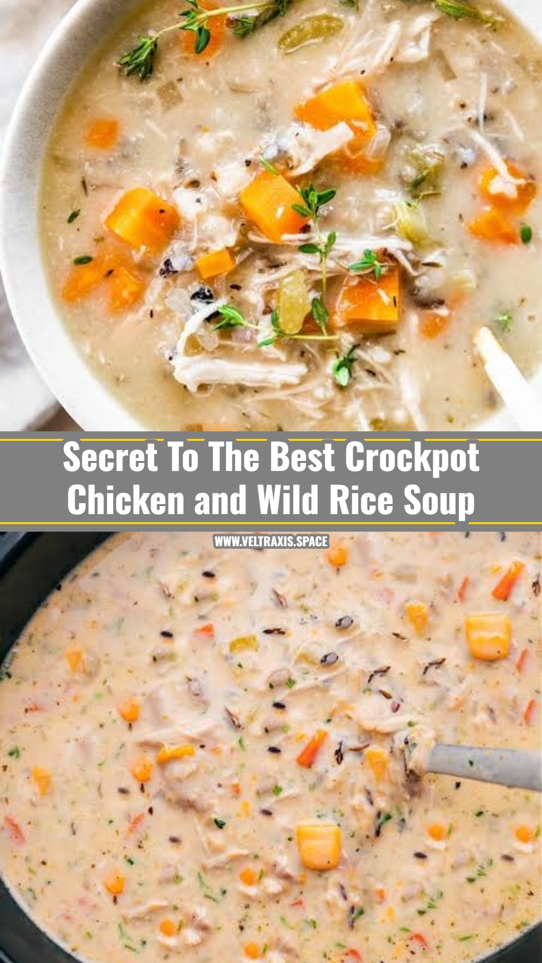 The Best Crockpot Chicken and Wild Rice Soup Recipe Ever