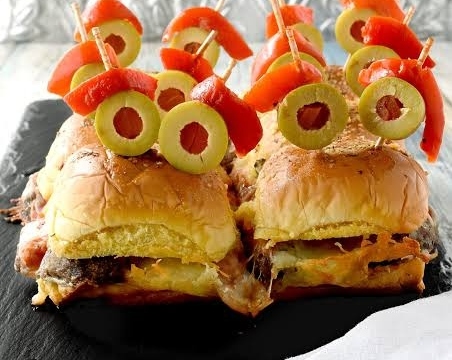 The Best Halloween Meatball Sliders Recipe Ever suggested serving