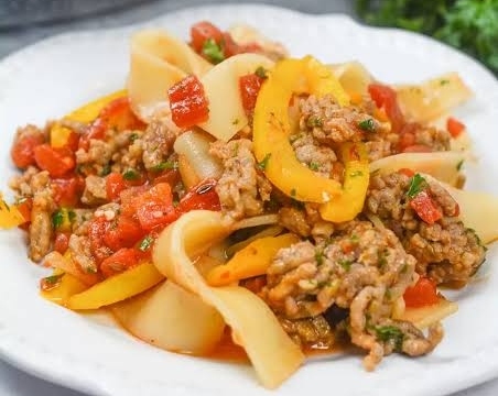 The Best Italian Drunken Noodles Recipe suggested serving
