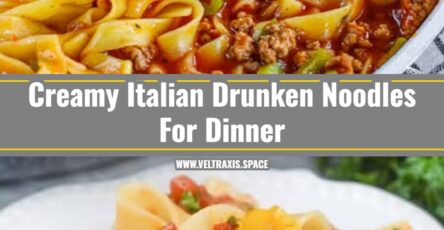 The Best Italian Drunken Noodles Recipe