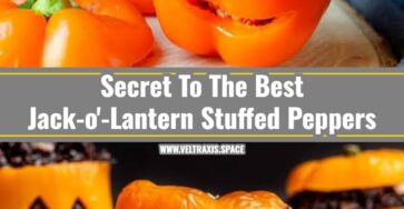 The Best Jack-o'-Lantern Stuffed Peppers Recipe Ever