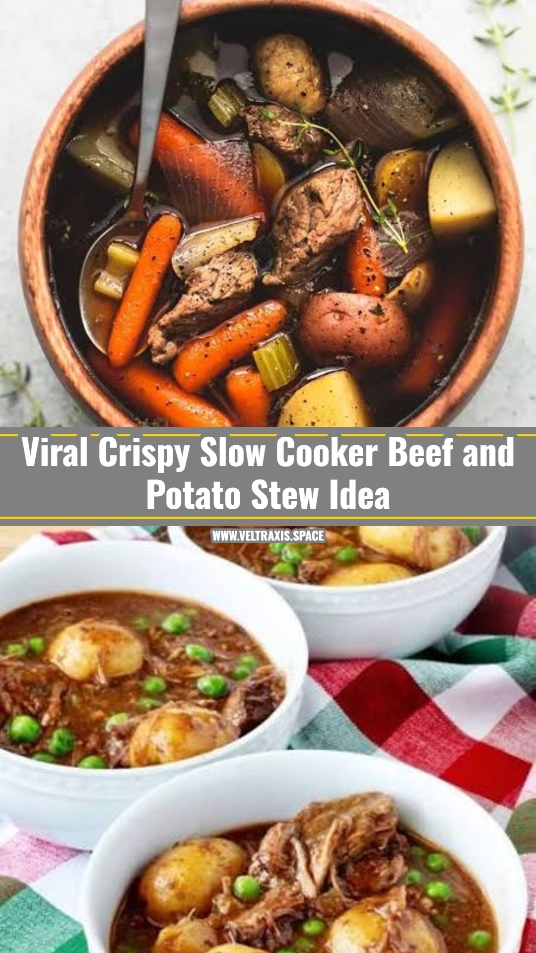 The Best Slow Cooker Beef and Potato Stew Recipe Ever