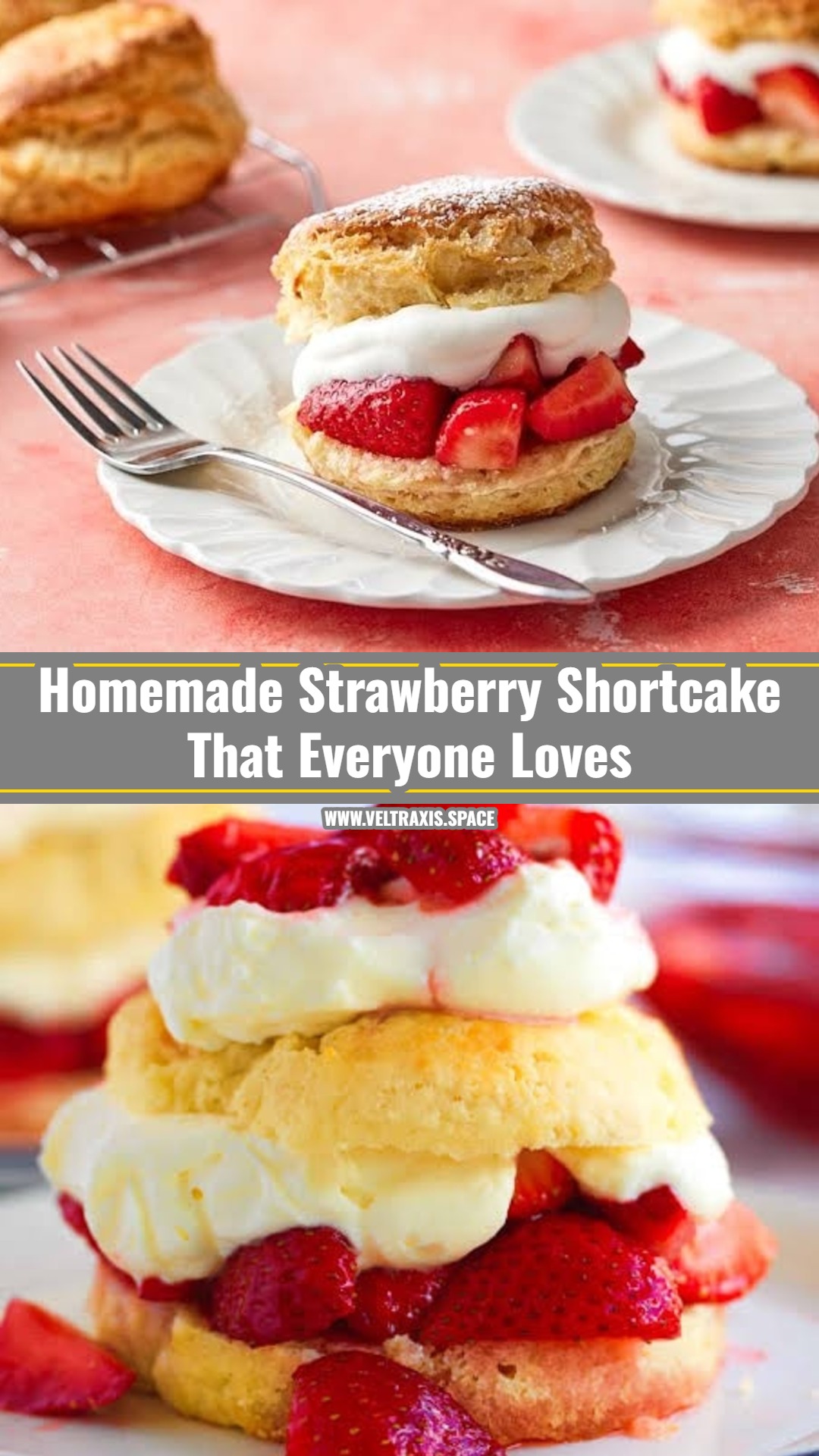 This Easy Strawberry Shortcake Is A Crowd Pleaser