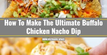 Ultimate Loaded Sheet Pan Buffalo Chicken Nacho Dip